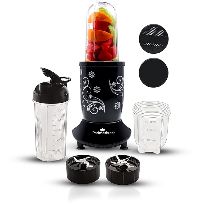 Padmashree ® Nutri Blender Bullet Mixer Grinder Juicer | Storage Jar for Smoothies Coffee Soup